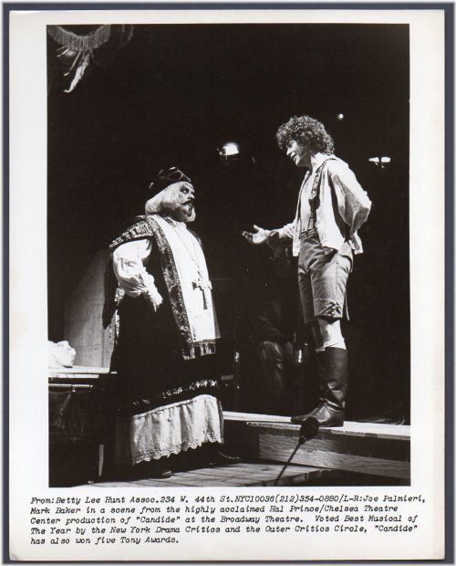 CANDIDE 1974 Broadway Production Photograph