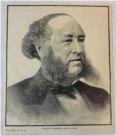 Innovator's Insight: William H. Vanderbilt Engraving