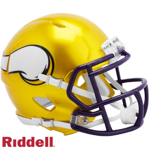Vikings Flash Alternate Riddell Speed Mini Helmet