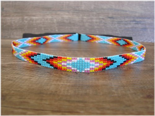 Southwest Spirit Beaded Hat Band