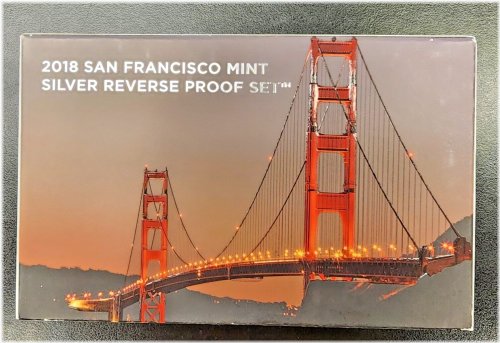 2018-S U.S. Reverse Silver 10 Coin Proof Set - Original Mint Edition