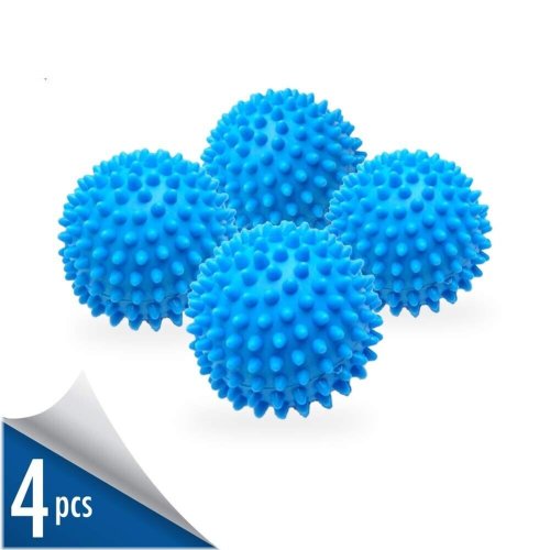 BlueBounce Laundry Balls - Reusable Fabric Softeners & Stain Removers (4 pack)