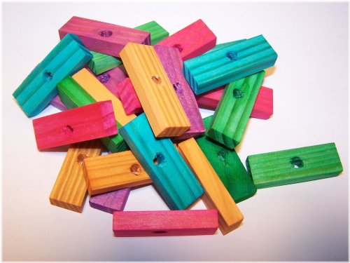 Rainbow Wood Blocks Set