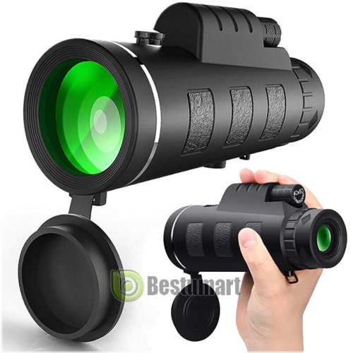 NightView 40X60 HD Monocular with Waterproof BAK4 Prism and High-Power Night Vision