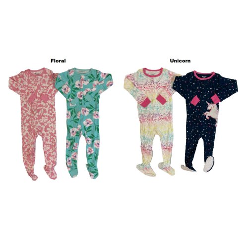 Cozy Dreamers 2-Pack Footed Pajamas