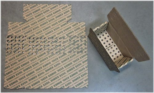 Secure Dime Roll Storage Box with Brand New Security Features