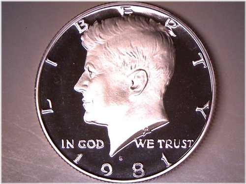 1981 S Proof Kennedy Half Dollar