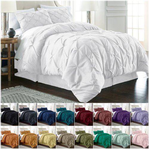 Berlin Pinch Pleat Pintuck Bedding Set by Chezmoi Collection