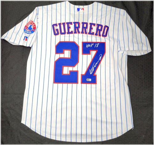Vladimir Guerrero Montreal Expos Autographed Jersey