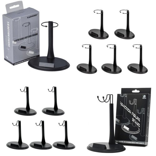 Scale Figure Display Stand Set