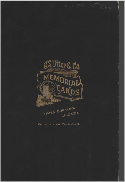 Lavinia Smiley Family Records - Chicago 1895