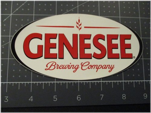 Dundee Oval Collectible Decal - Vintage Memorabilia from Genesee Brewery