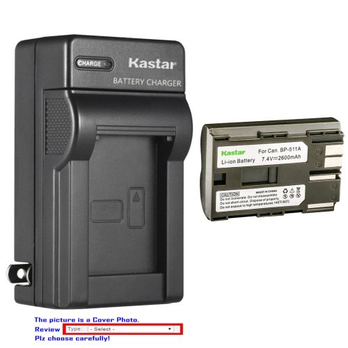 Canon BP-511 Compatible Wall Charger by Kastar