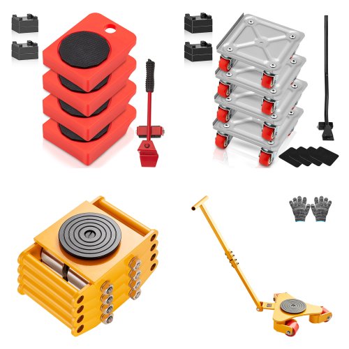 Industrial Mover Skate Dolly with Heavy-Duty Wheels