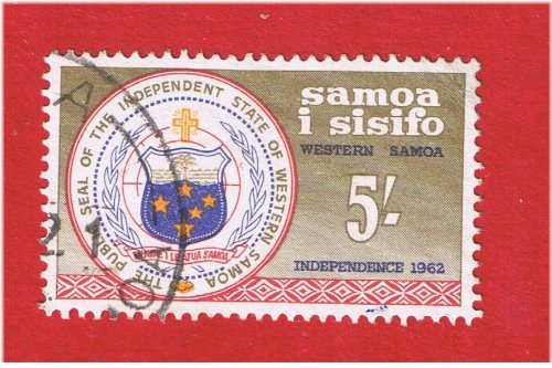 Samoa State Seal Stamp