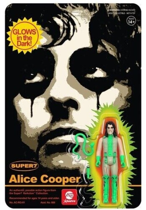 Glowing Alice Cooper Collectible Figure by Super7