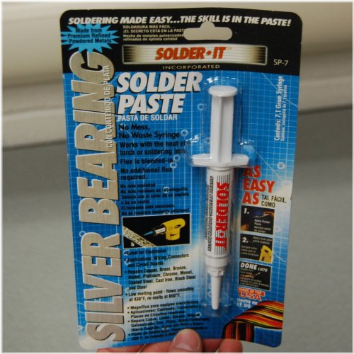 Silver Solder Paste with Flux Blend