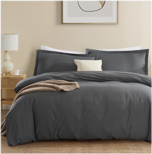 Ultimate Comfort 3-Piece Duvet Set - Luxuriously Soft Cover for Your Comforter