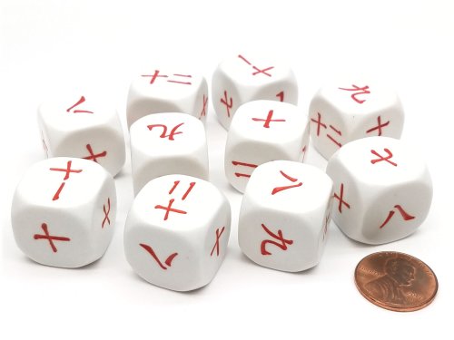 Eastern Numeral Dice Set