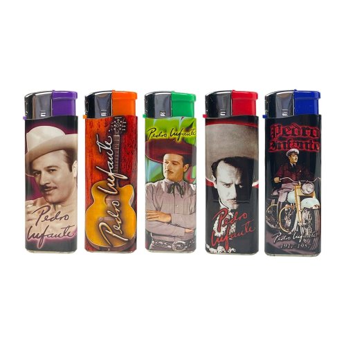 Pedro Infante Refillable Lighters - Bulk Quantity