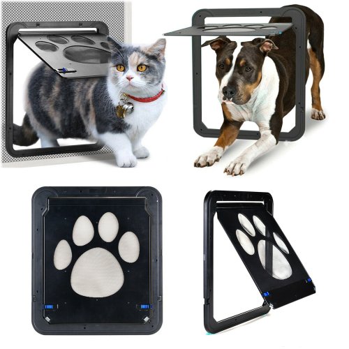 SecurePaws Magnetic Pet Door with Automatic Locking Flap