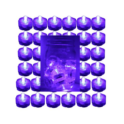 Submerged Lavender Glow Tea Lights