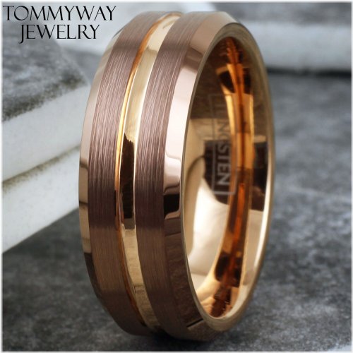 Rustic Rosewood Wedding Band