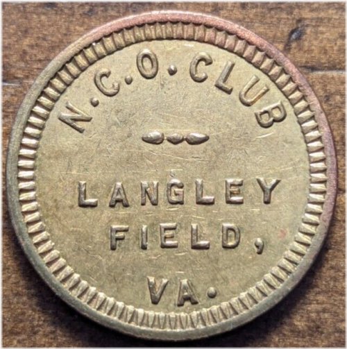 Langley Field Military 5¢ Token