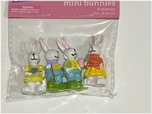 Bunny Family Miniatures Set
