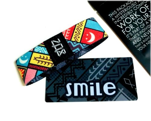 Silver Smiles Mystery Pack Wristband with Card