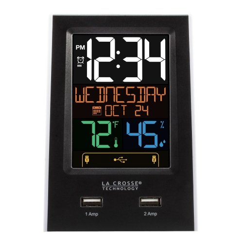 Colorful USB Digital Alarm Clock