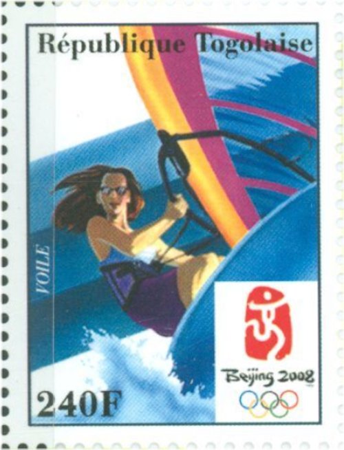 Togo Beijing Sailing Stamp [2067d]