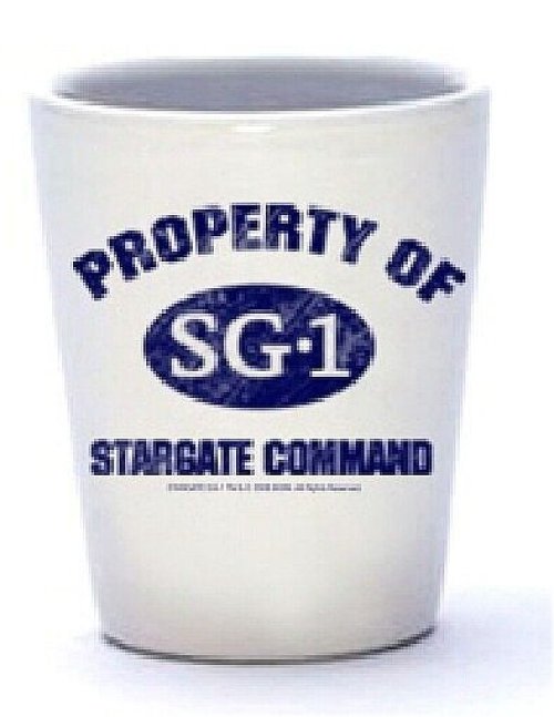 Stargate Command SG-1 Ceramic Shot Glass - Official TV Series Collectible