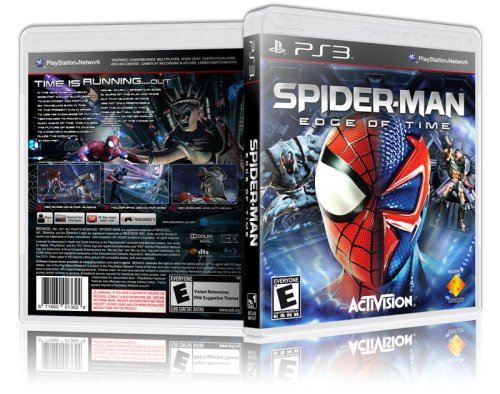 Spider-Man: Edge of Time - PS3 Cover and Case Replacement Set