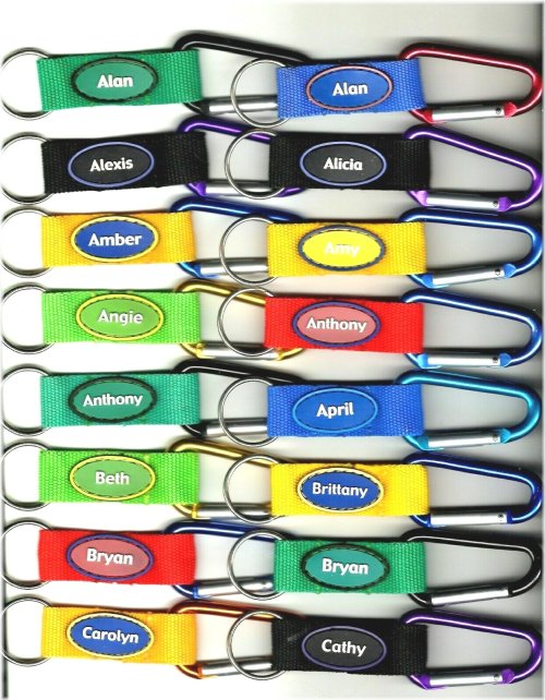 Colorful Carabiner Keychain