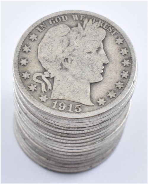 Vintage Silver Half Dollar Roll