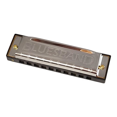 Harmonica Key of C Stainless Steel "BluesBand