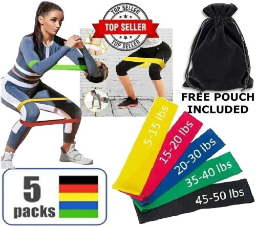 FlexFit Loop Set: 5 Resistance Bands for Total Body Training