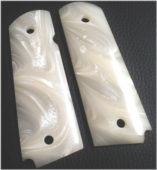 Slim Line Mother of Pearl Grips for 1911 Colt & Clones