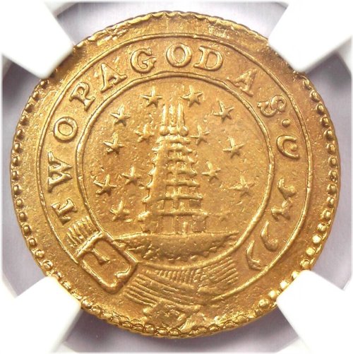 Madras Gold Pagoda - 1808-15 - NGC AU Details