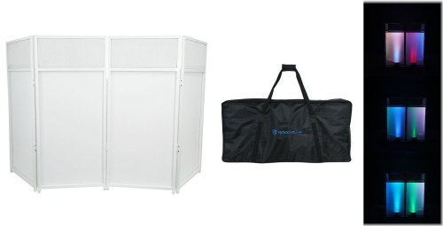 White Event Booth with Built-in Table and Travel Bag