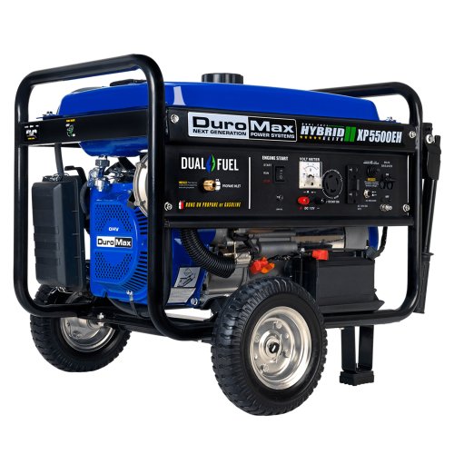 PowerMax Dual Fuel Portable Generator - 5,500 Watts