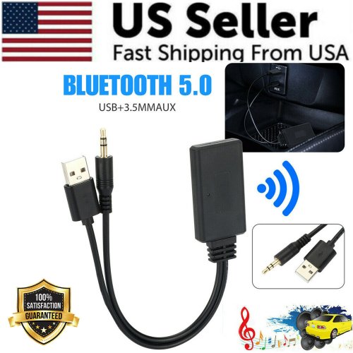 Wireless Audio Adapter with Bluetooth 5.0 and 3.5mm Jack