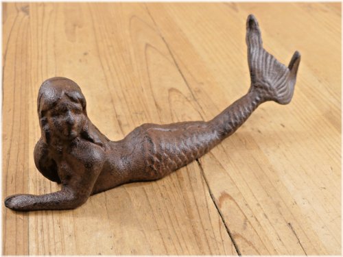 Oceanic Siren Cast Iron Figurine