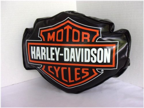 Harley Davidson Bar Shield Logo Vinyl PVC Pillow Seat Cushion