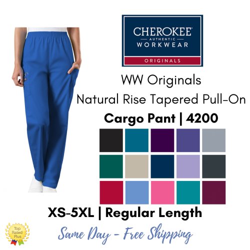 Cargo Work Pants by Cherokee Workwear - Regular Fit (Style 4200)