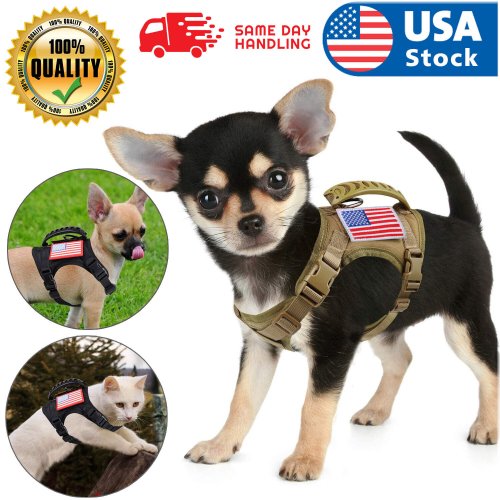 Tactical Pet Vest with Rubber Handle