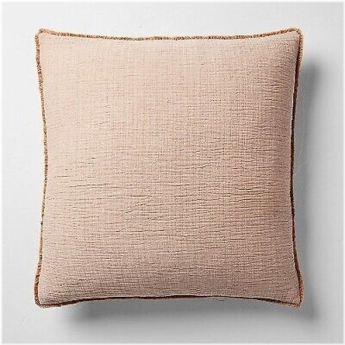 Cozy Chambray Accent Pillow
