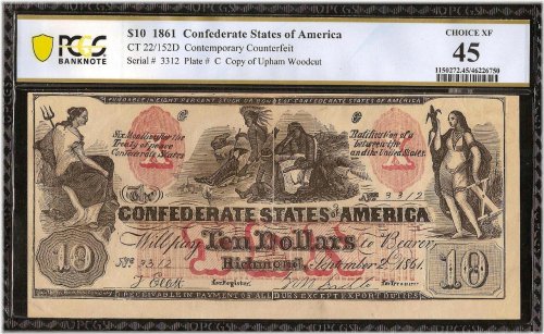 Confederate Indian Family Note