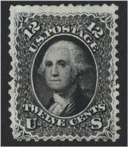 Vintage Black Washington Stamp